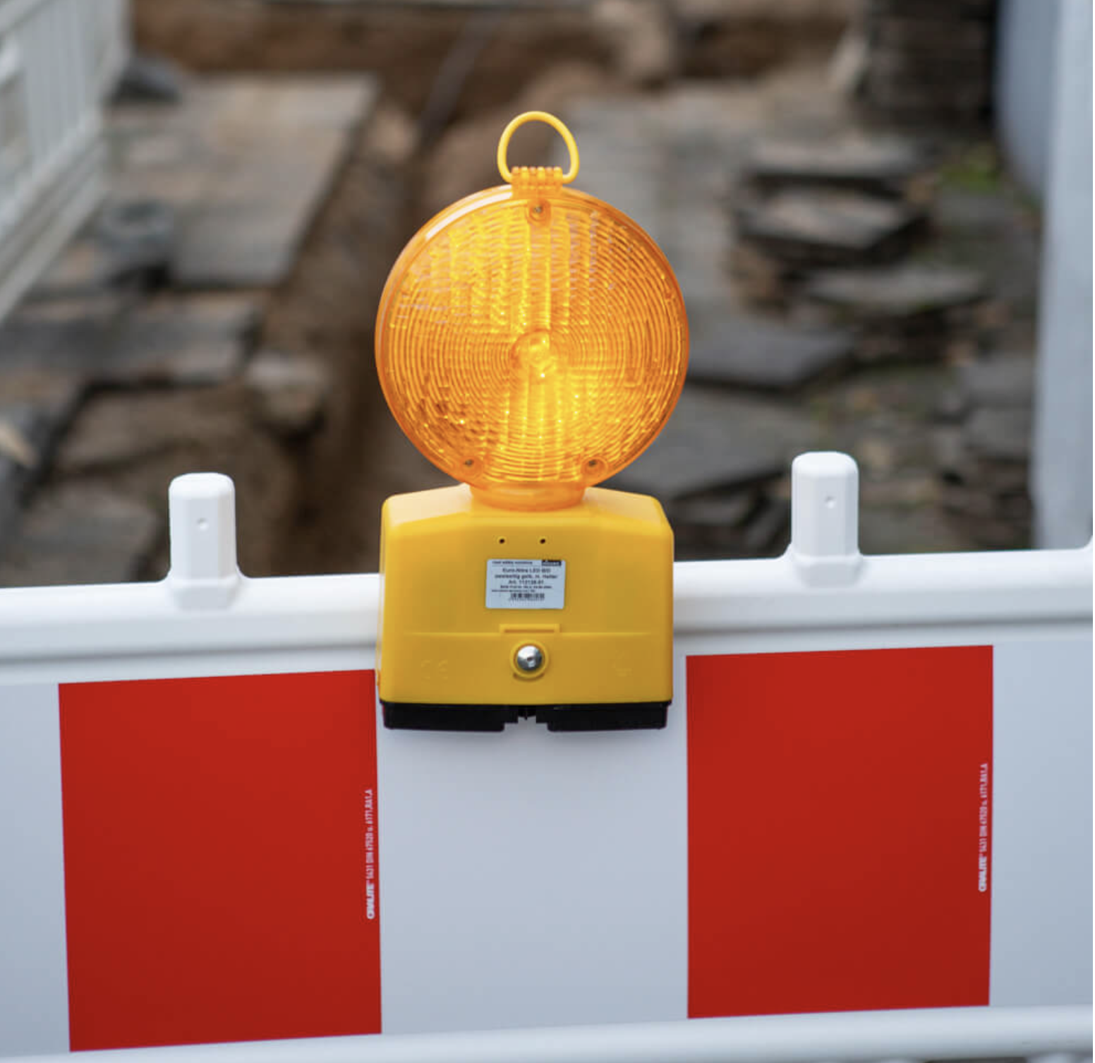 Skilt: Z93 Gult Blinksignal til spærrebomme image 2