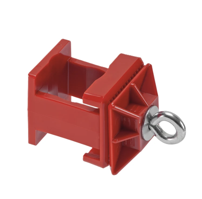 Skilt: 40x40 mm skilteklemme til skilterør