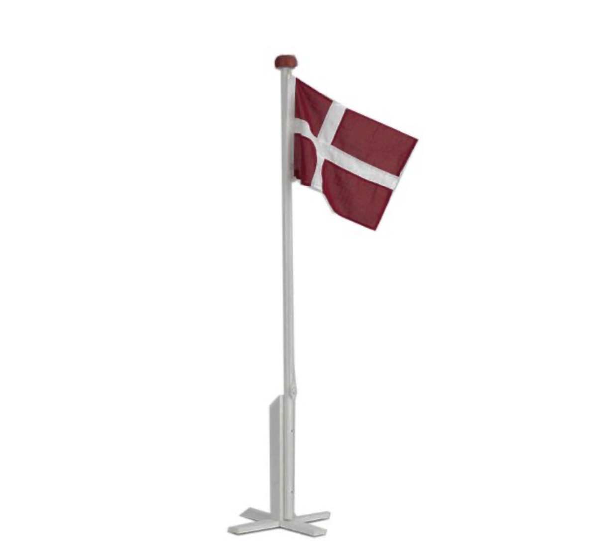 Flagstang Hvidmalet - 180cm thumbnail 1